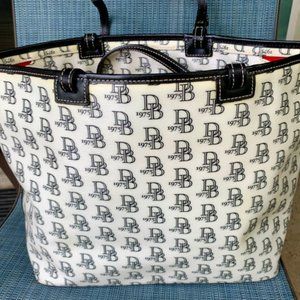 Dooney and Bourke Coated Canvas Tote Bag